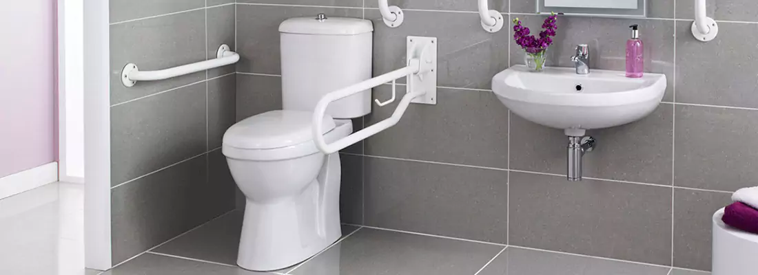 Modern Handicap Bathroom Solutions with Safety Features in Davie, FL